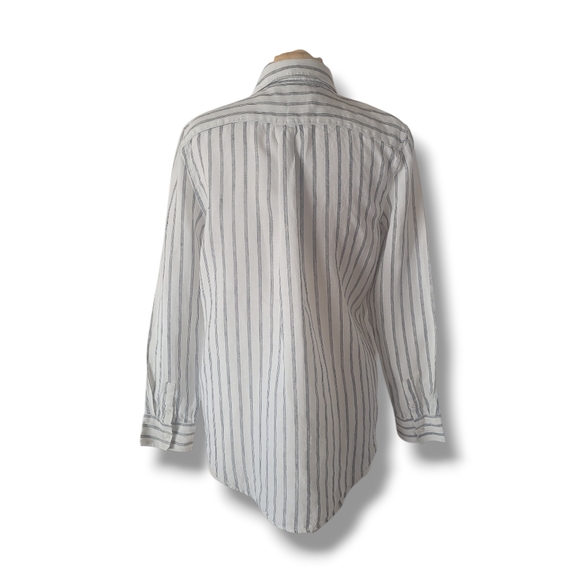 Quince 100% European Linen Long Sleeve Button-Down Shirt. Size Medium - Picture 7 of 10